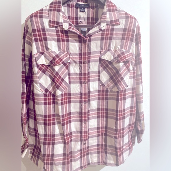 Sanctuary 2X Boyfriend Signature Shirt & oversized Fit - Picture 13 of 15